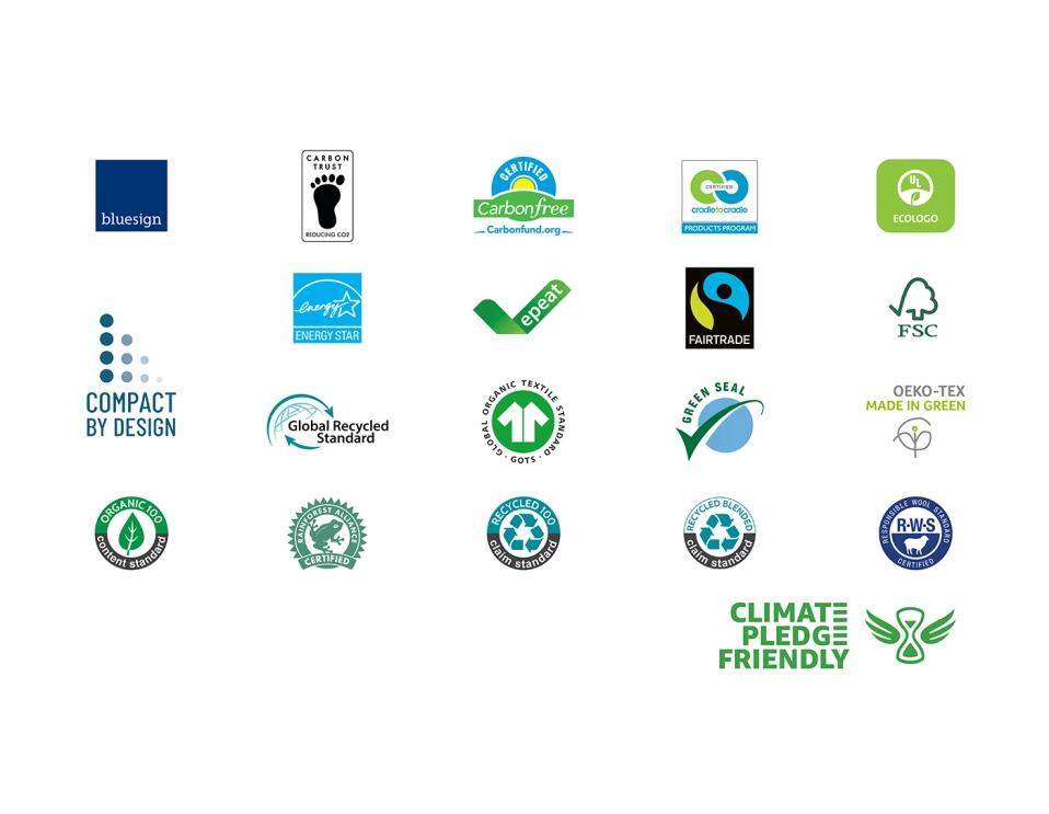 Climate Pledge Friendly certifications