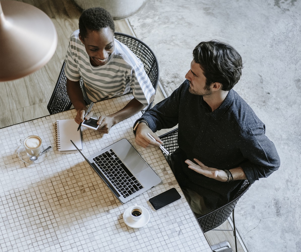 Man and woman working together. Image by rawpixel.com on Freepik 