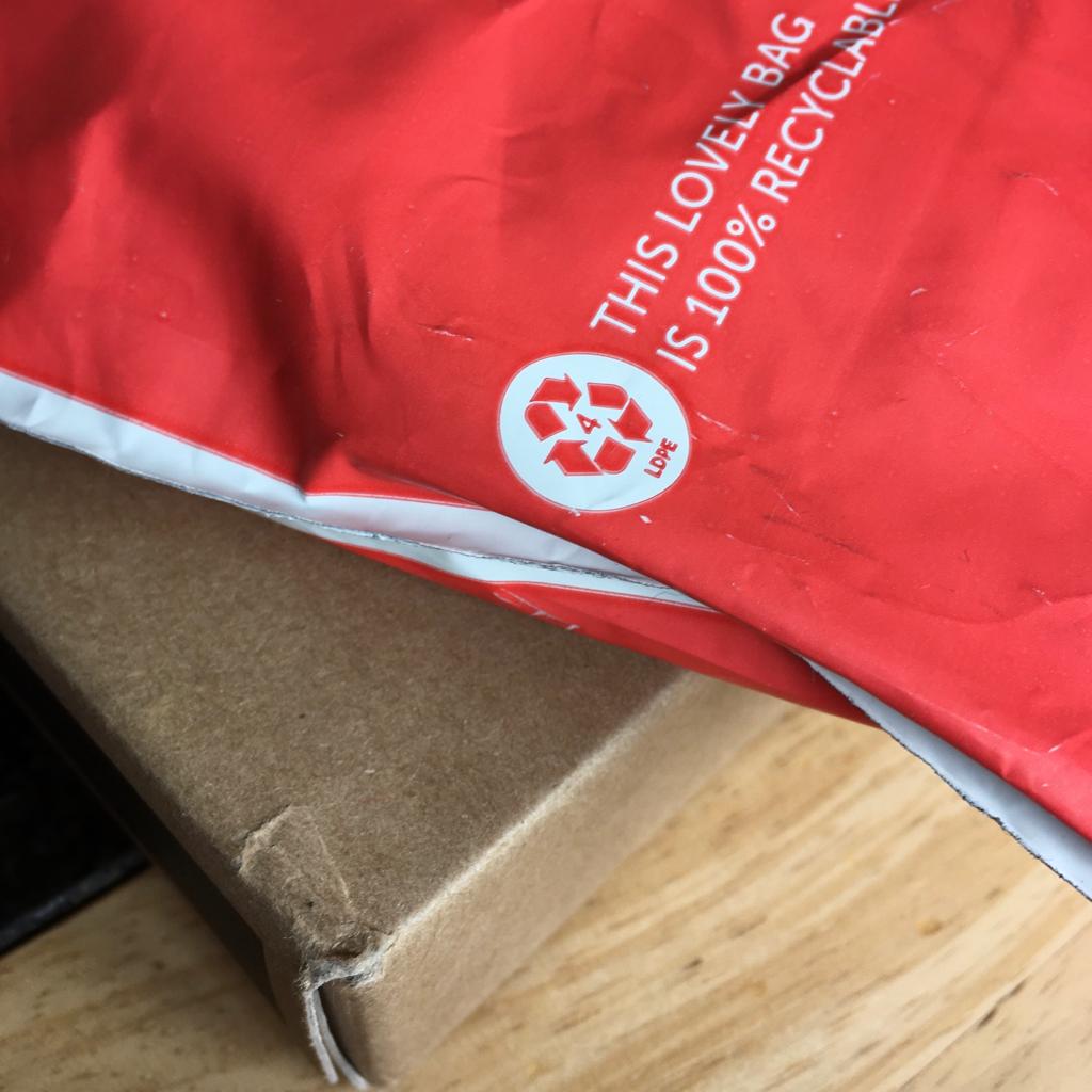 Cardboard and plastic packaging